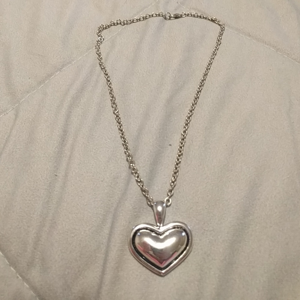 Silver Heart Necklace 💜